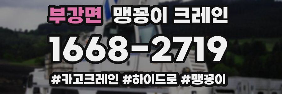 부강면 맹꽁이 크레인