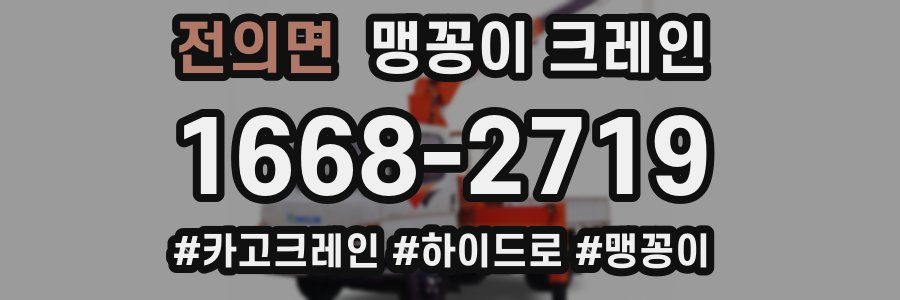 전의면 맹꽁이 크레인