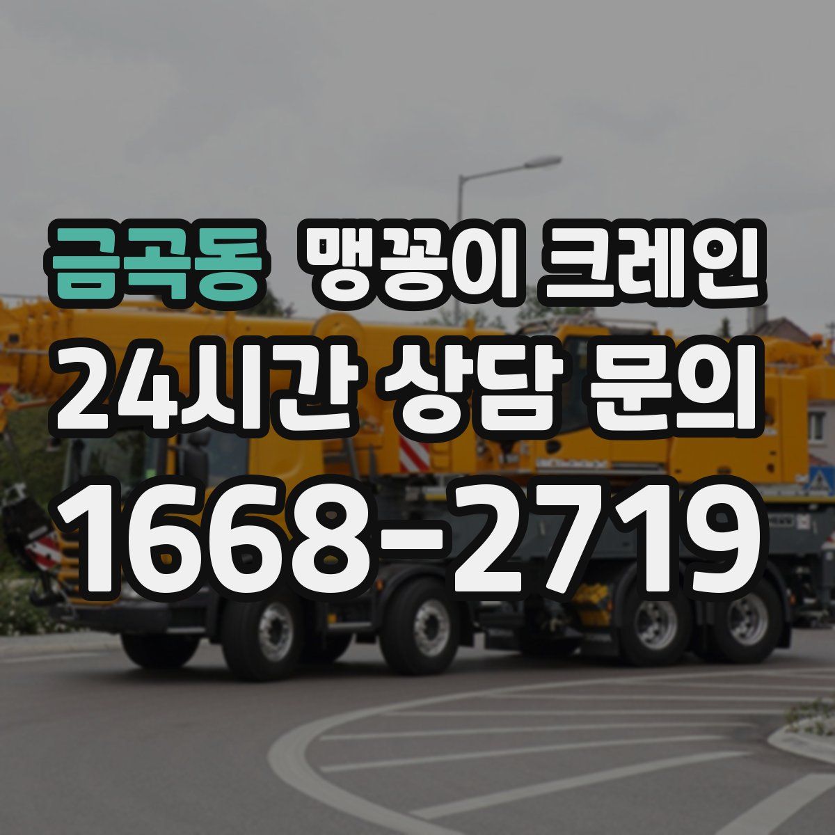 금곡동 맹꽁이 크레인