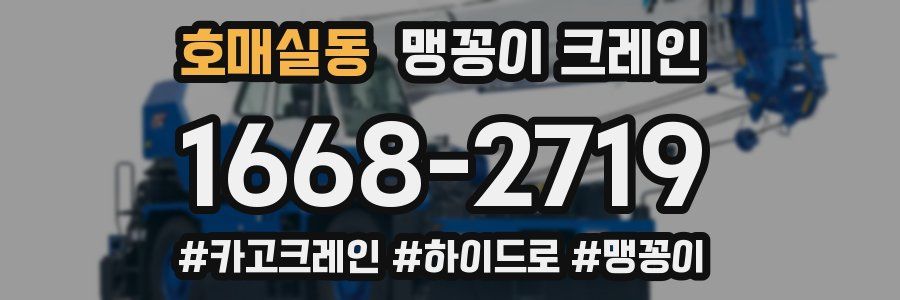 호매실동 맹꽁이 크레인