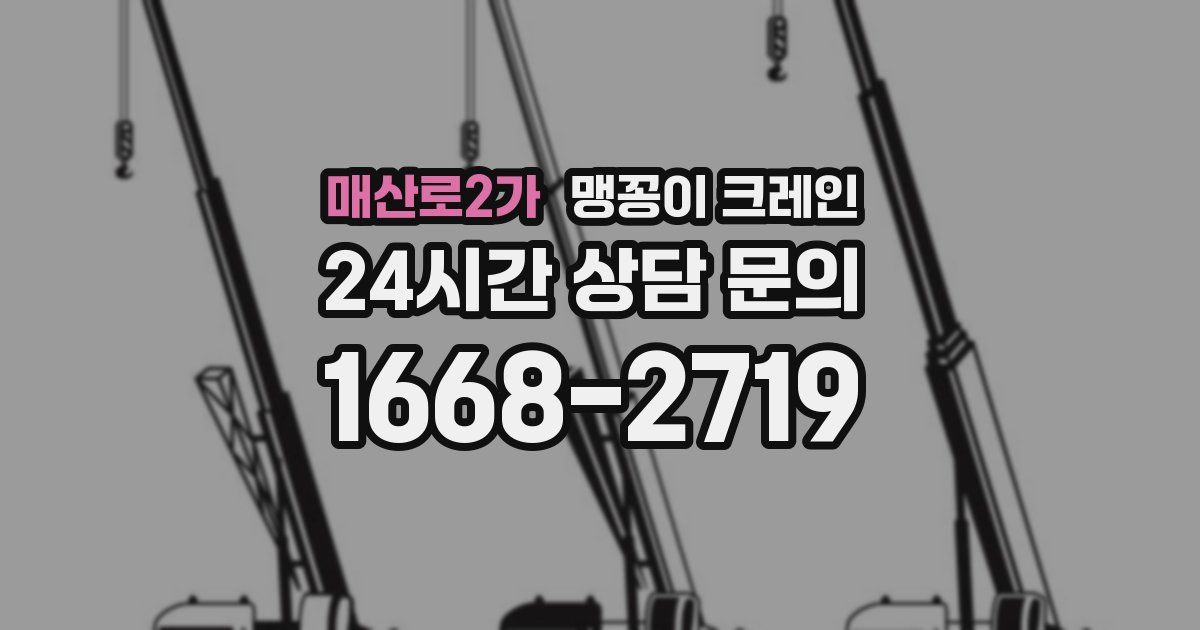 매산로2가 맹꽁이 크레인