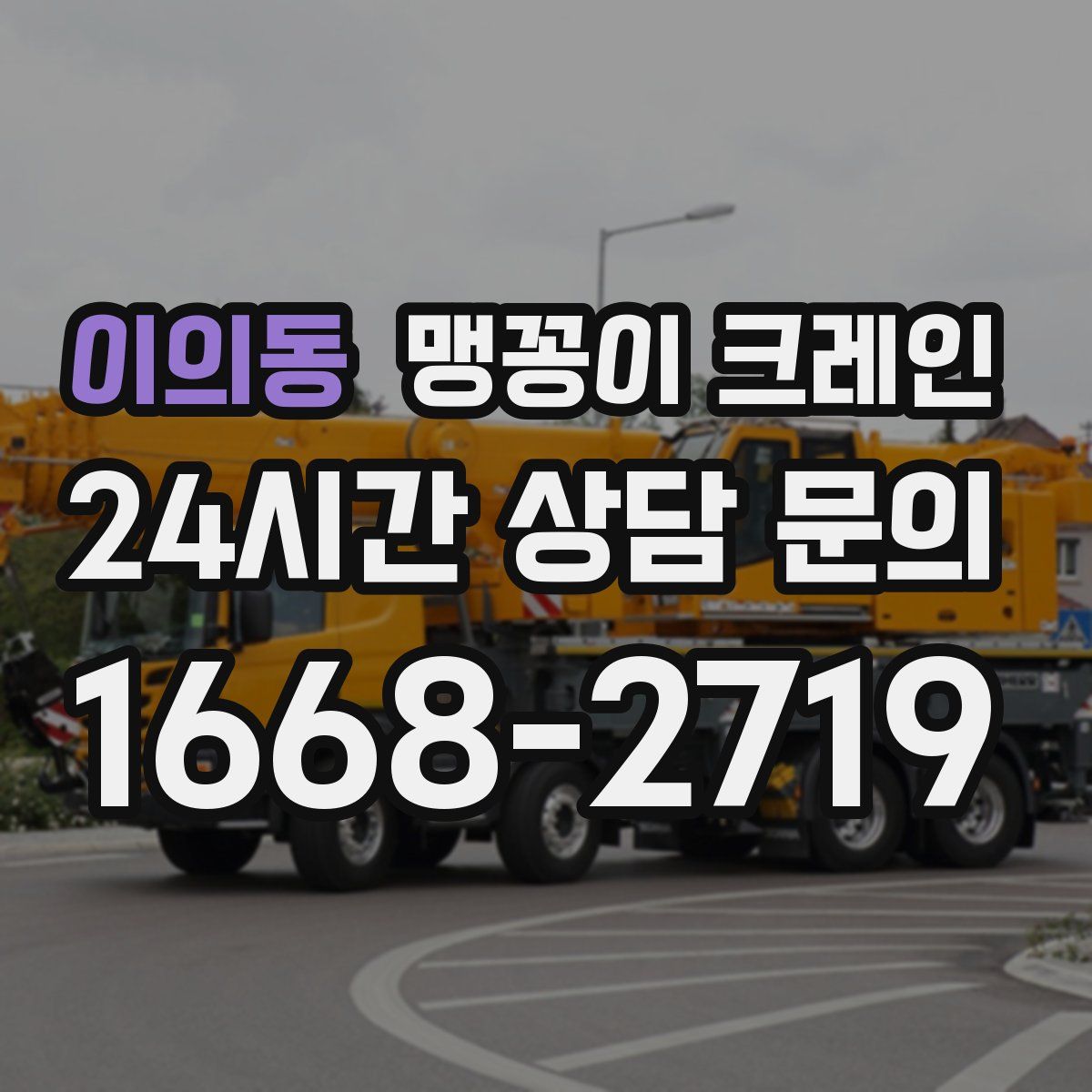 이의동 맹꽁이 크레인