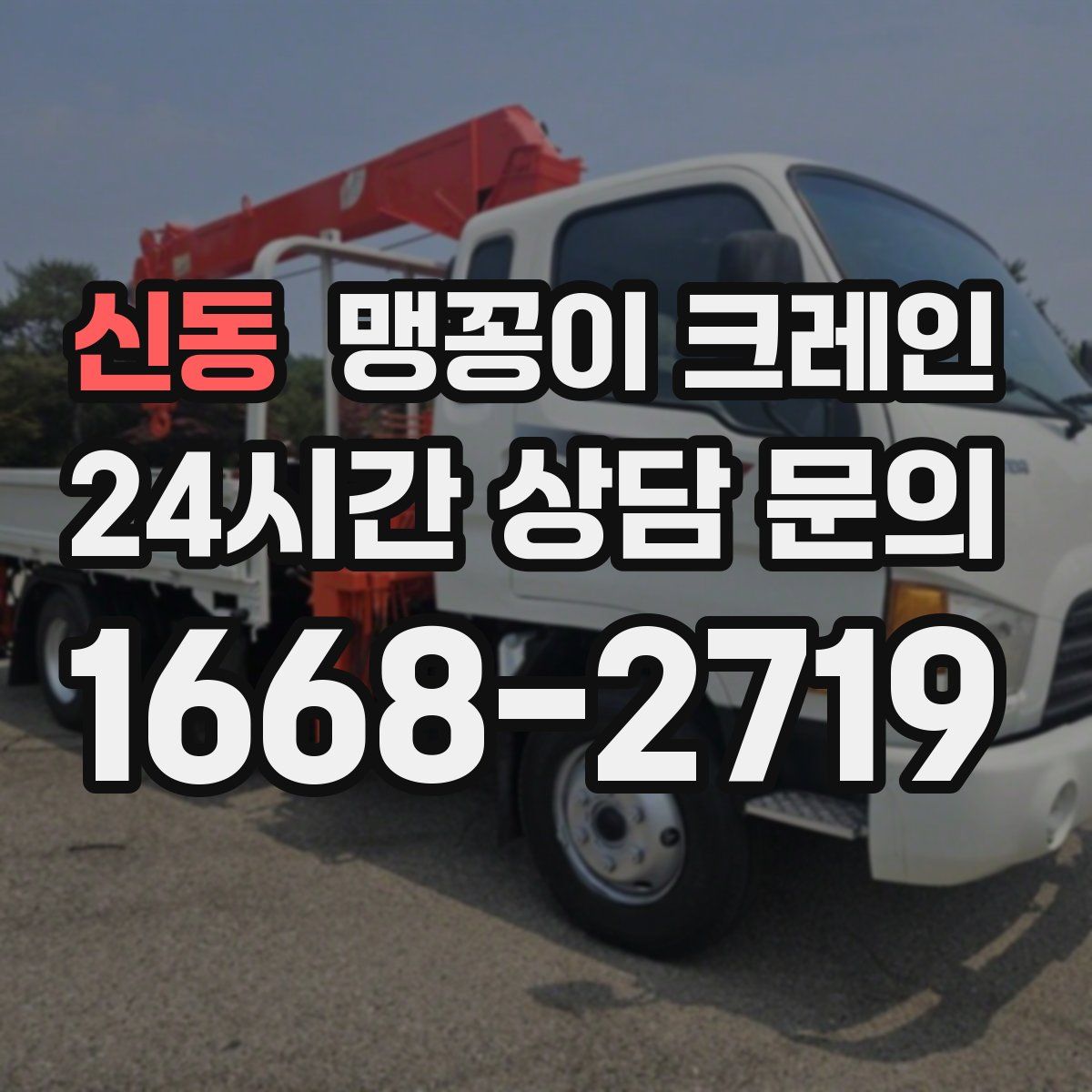 신동 맹꽁이 크레인