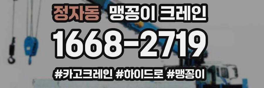 정자동 맹꽁이 크레인