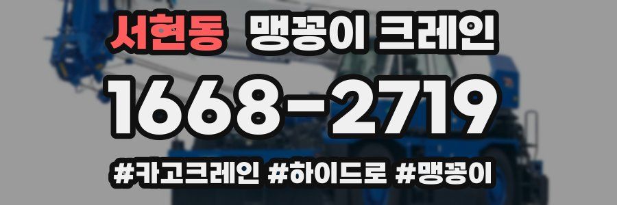 서현동 맹꽁이 크레인
