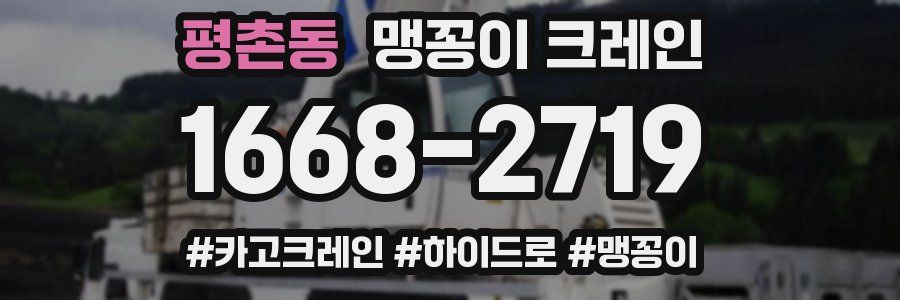 평촌동 맹꽁이 크레인
