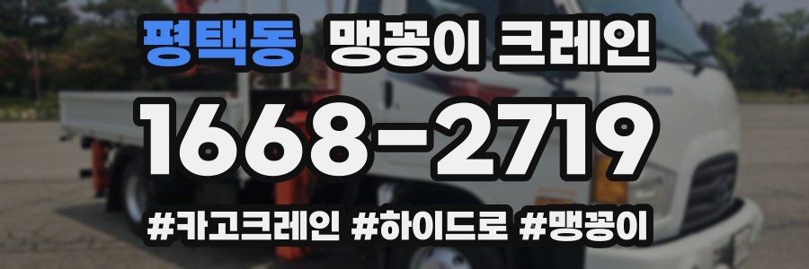 평택동 맹꽁이 크레인