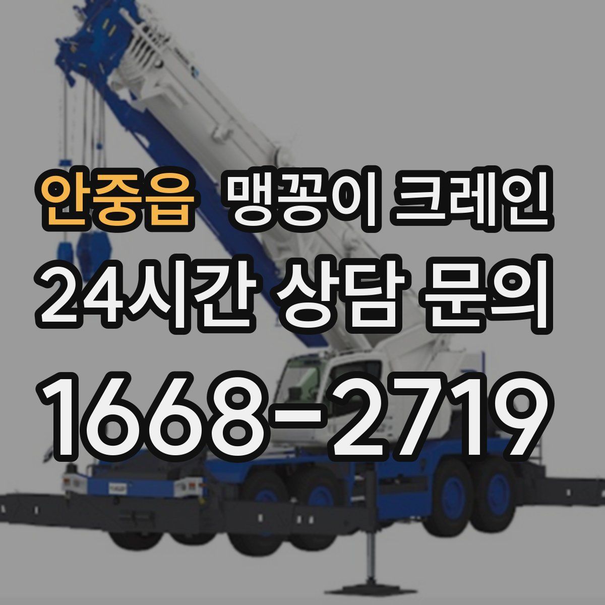 안중읍 맹꽁이 크레인