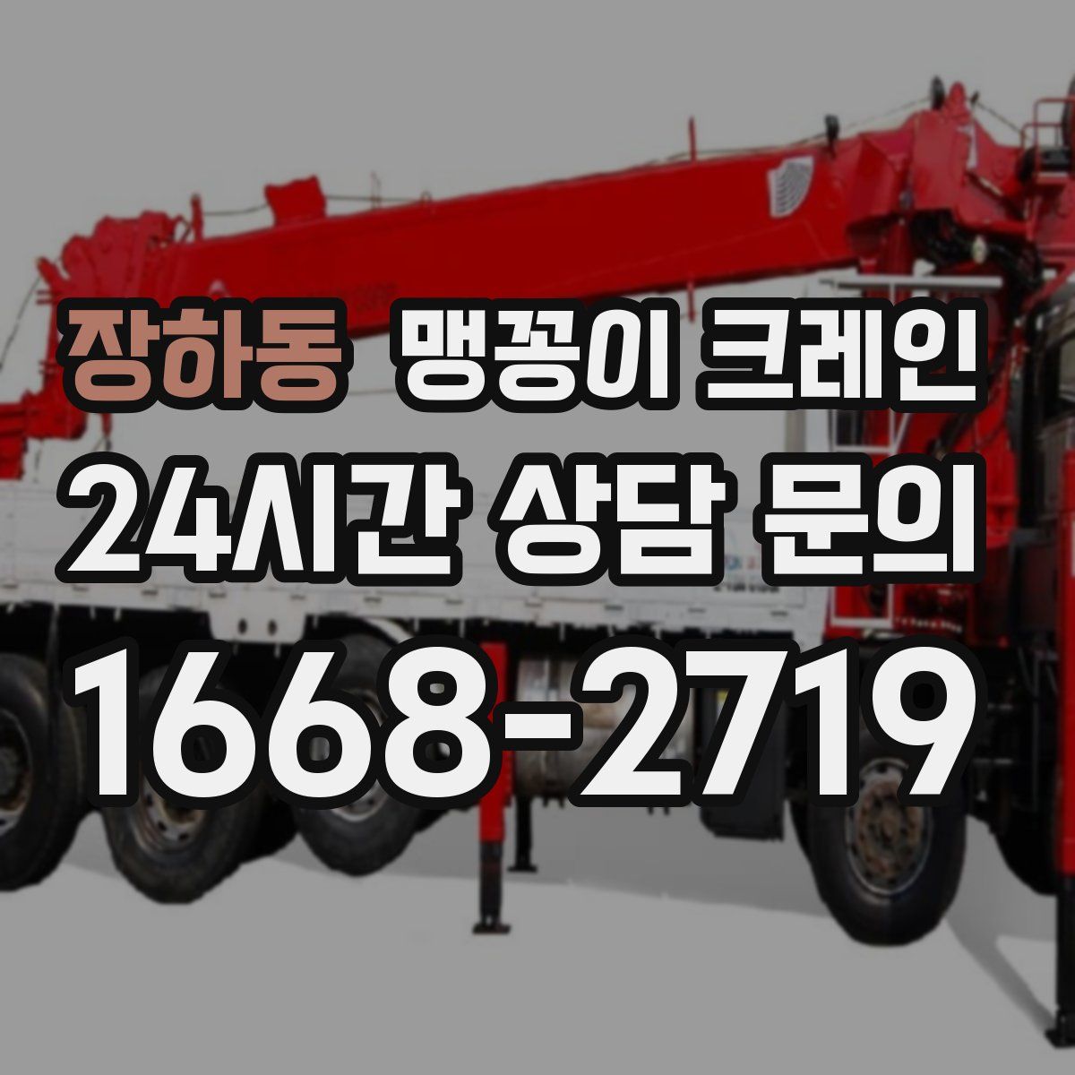 장하동 맹꽁이 크레인