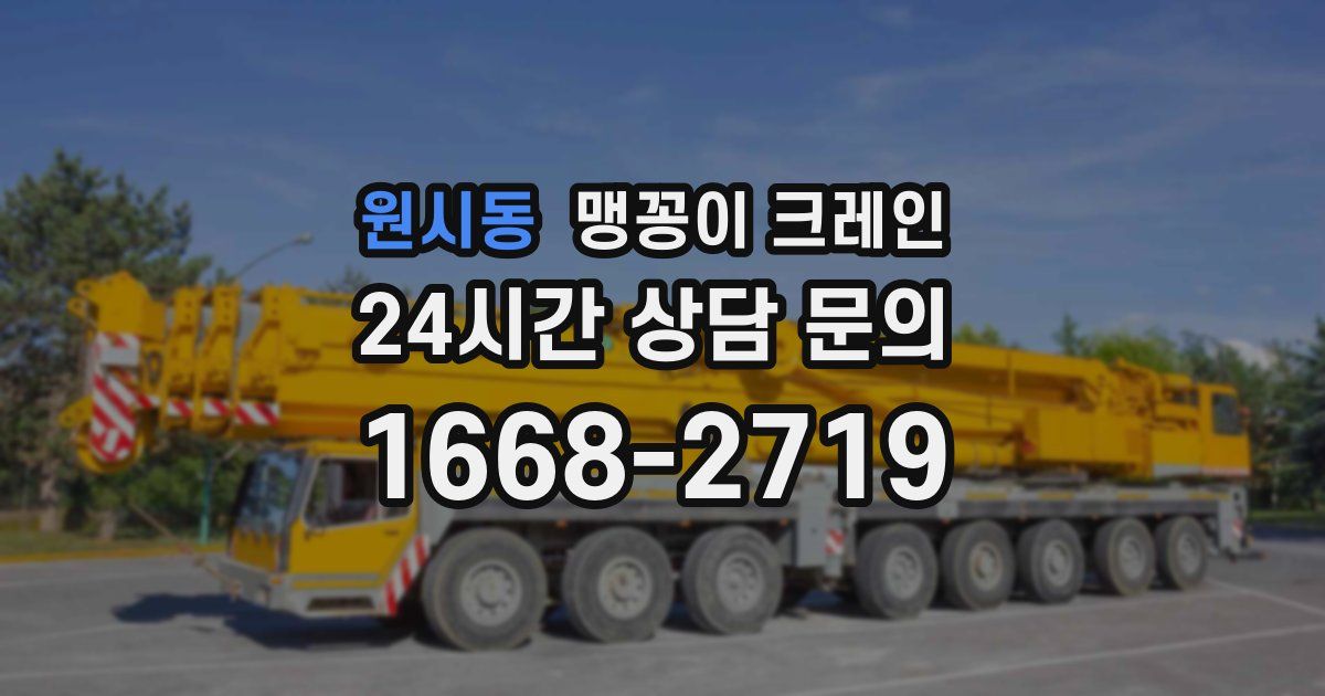 원시동 맹꽁이 크레인