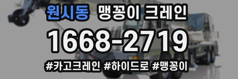 원시동 맹꽁이 크레인