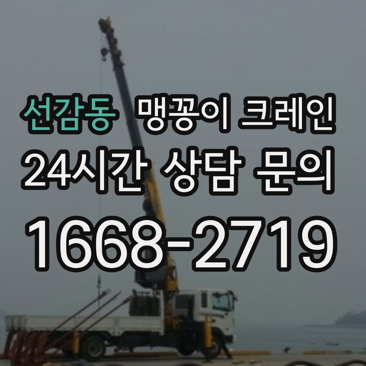 선감동 맹꽁이 크레인 스카이차와 용도가 다른 이유를 정리