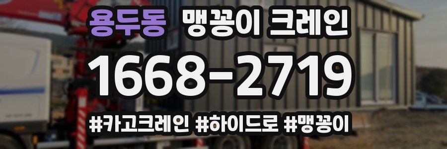 용두동 맹꽁이 크레인