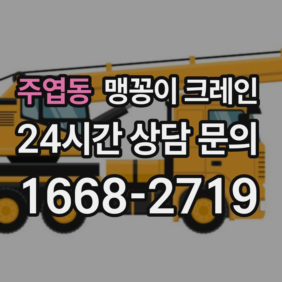주엽동 맹꽁이 크레인