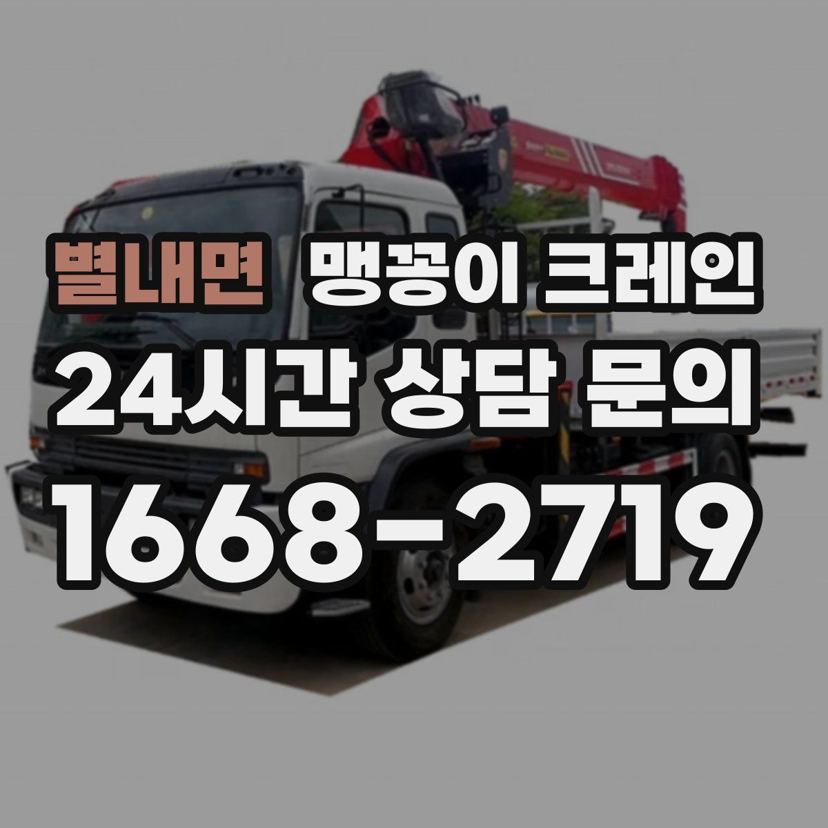 별내면 맹꽁이 크레인