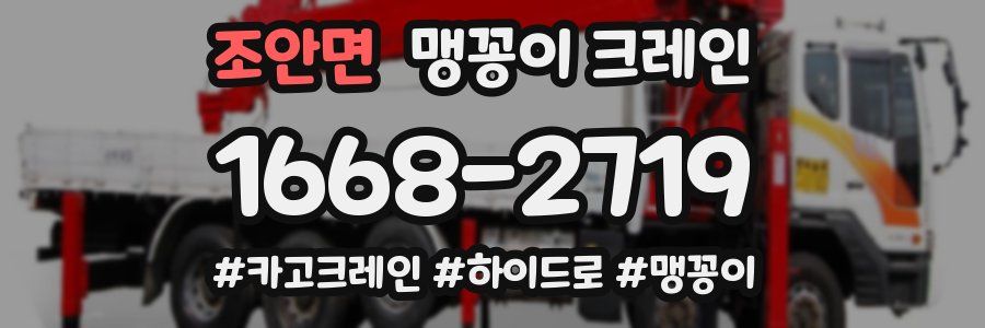 조안면 맹꽁이 크레인