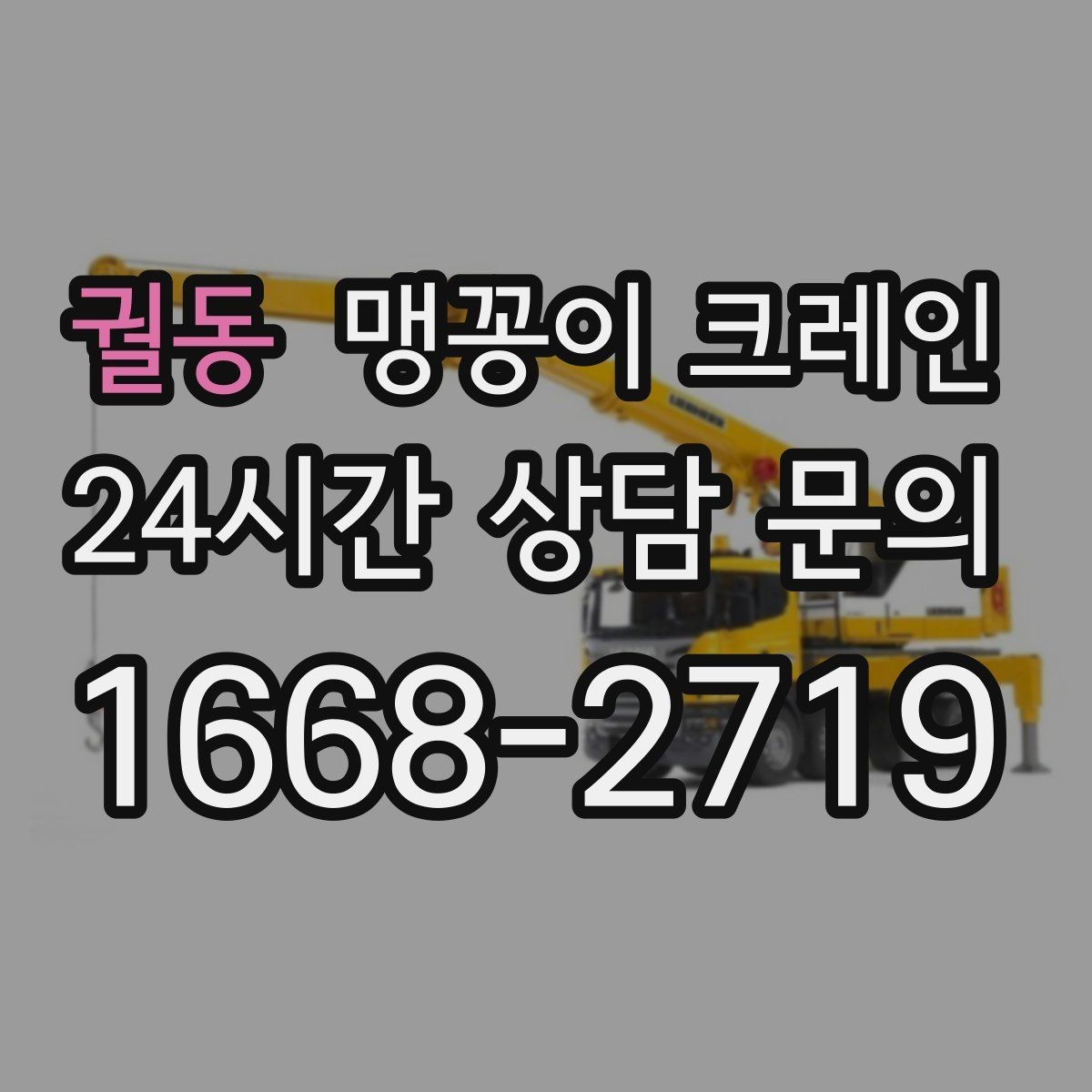 궐동 맹꽁이 크레인 와이어·벨트 선택이 중요한 이유