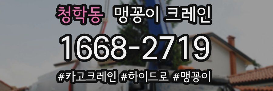 청학동 맹꽁이 크레인