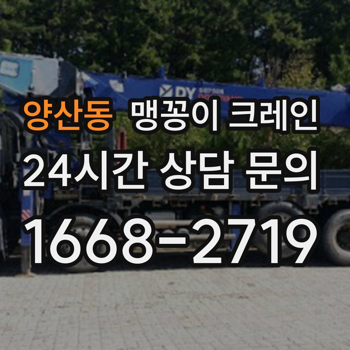 양산동 맹꽁이 크레인