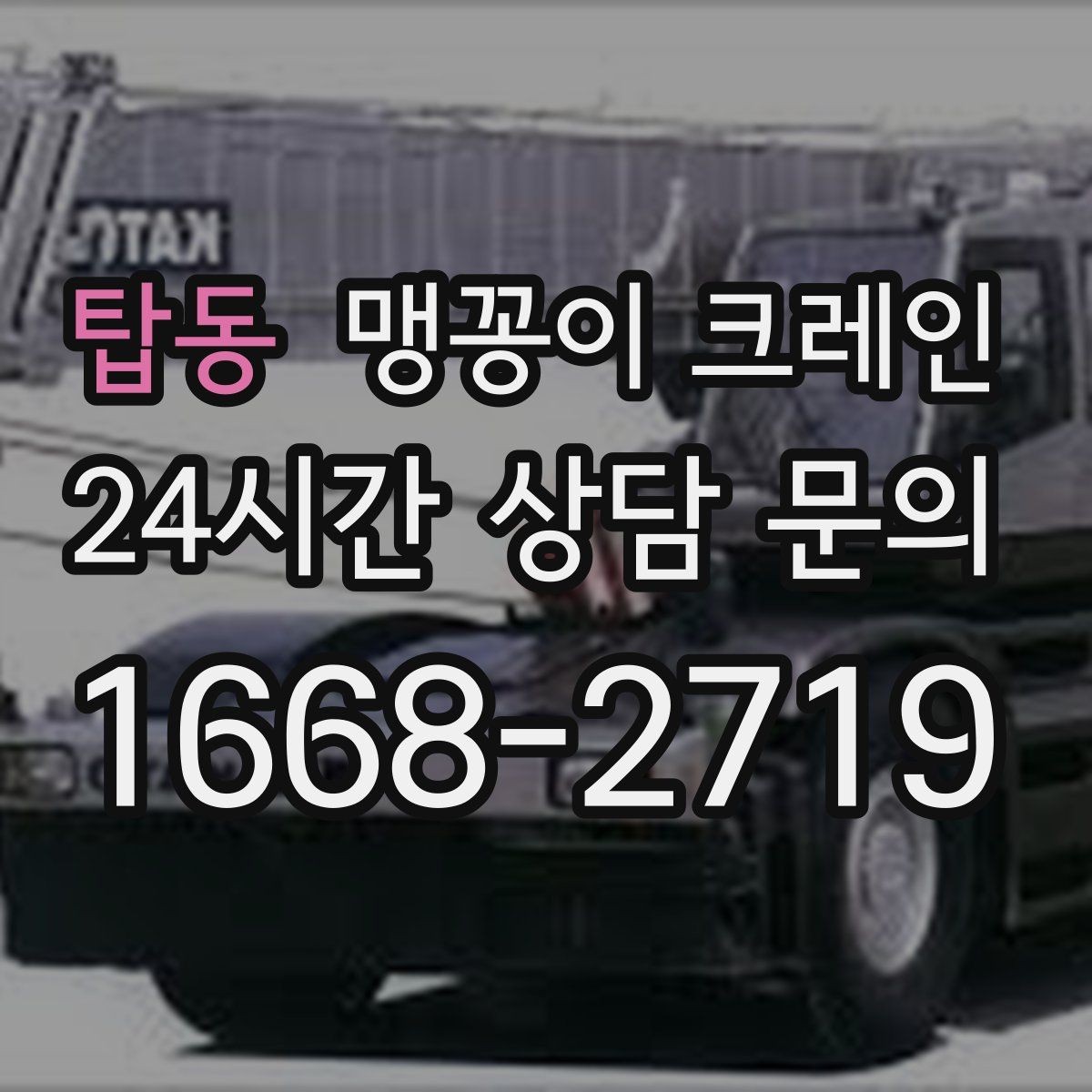 탑동 맹꽁이 크레인 하이드로 크레인과 맹꽁이의 차이 정리
