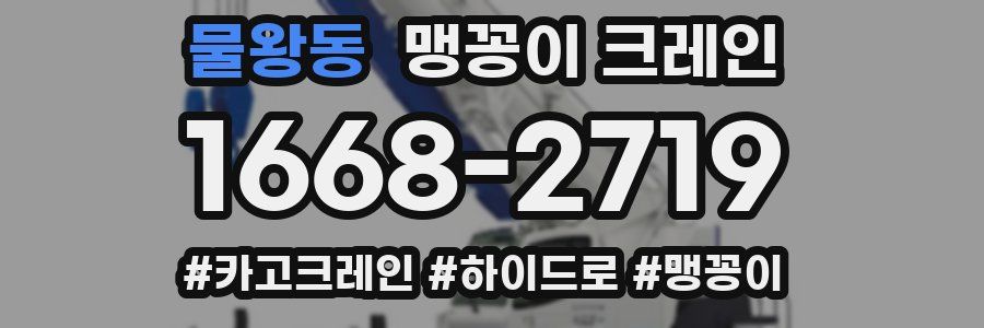 물왕동 맹꽁이 크레인