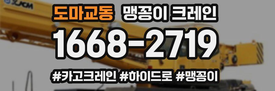 도마교동 맹꽁이 크레인