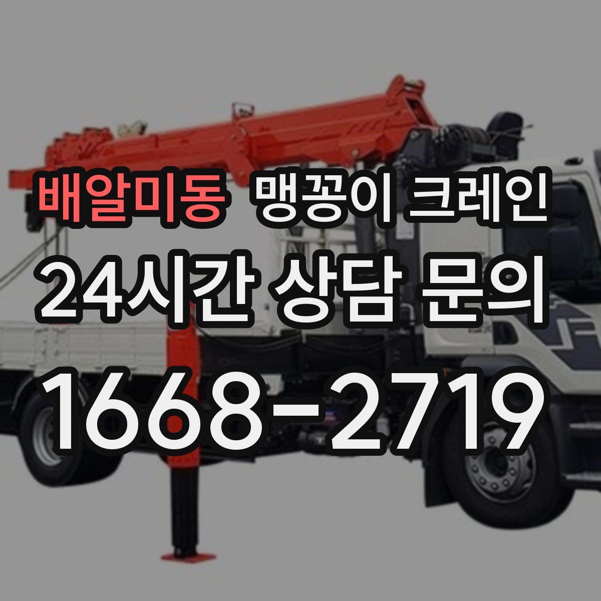 배알미동 맹꽁이 크레인