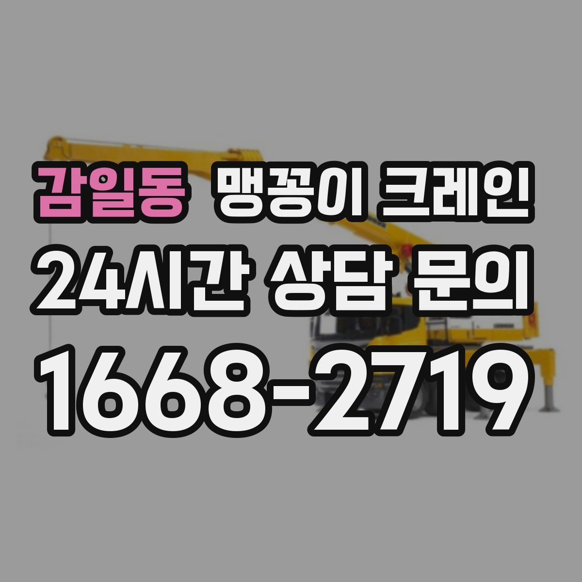 감일동 맹꽁이 크레인