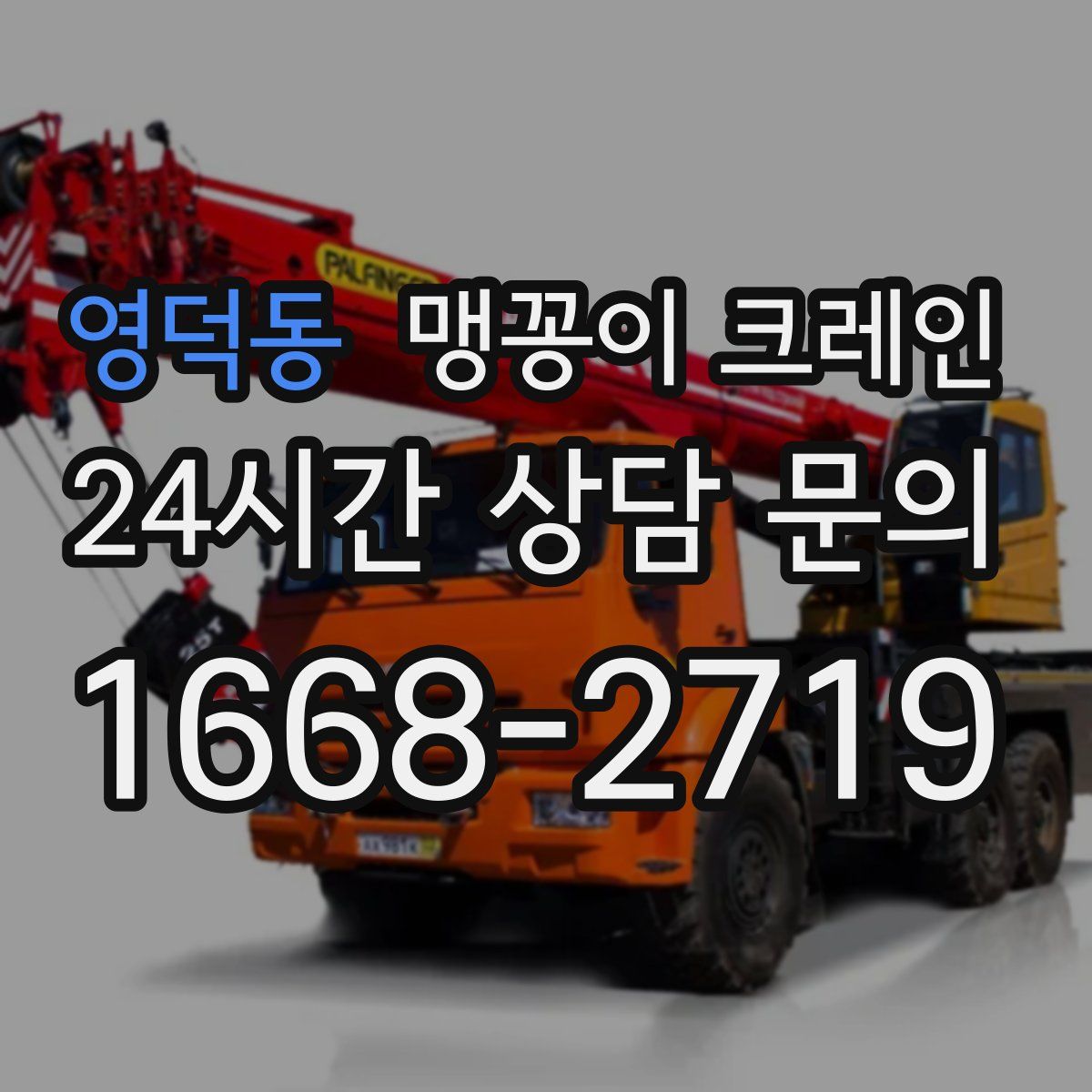 영덕동 맹꽁이 크레인