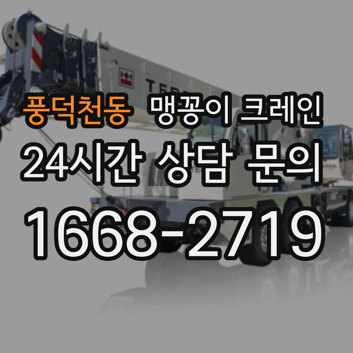 풍덕천동 맹꽁이 크레인