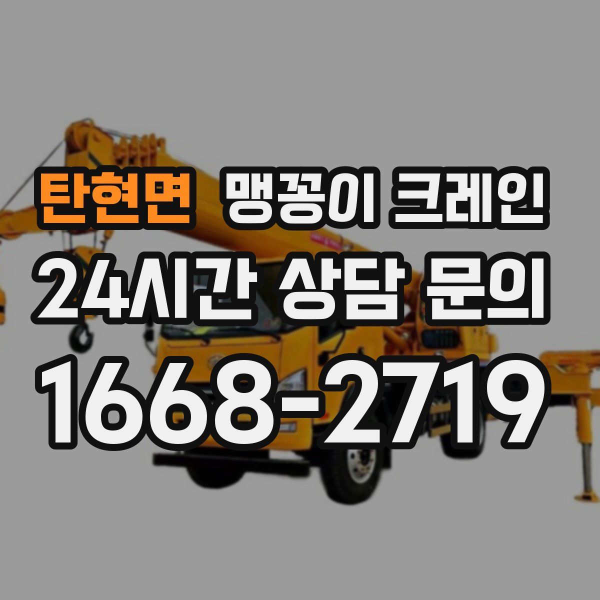 탄현면 맹꽁이 크레인