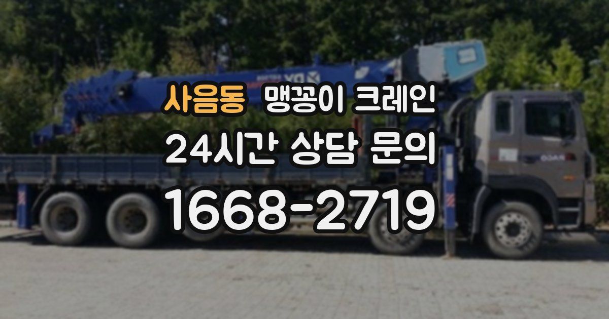 사음동 맹꽁이 크레인