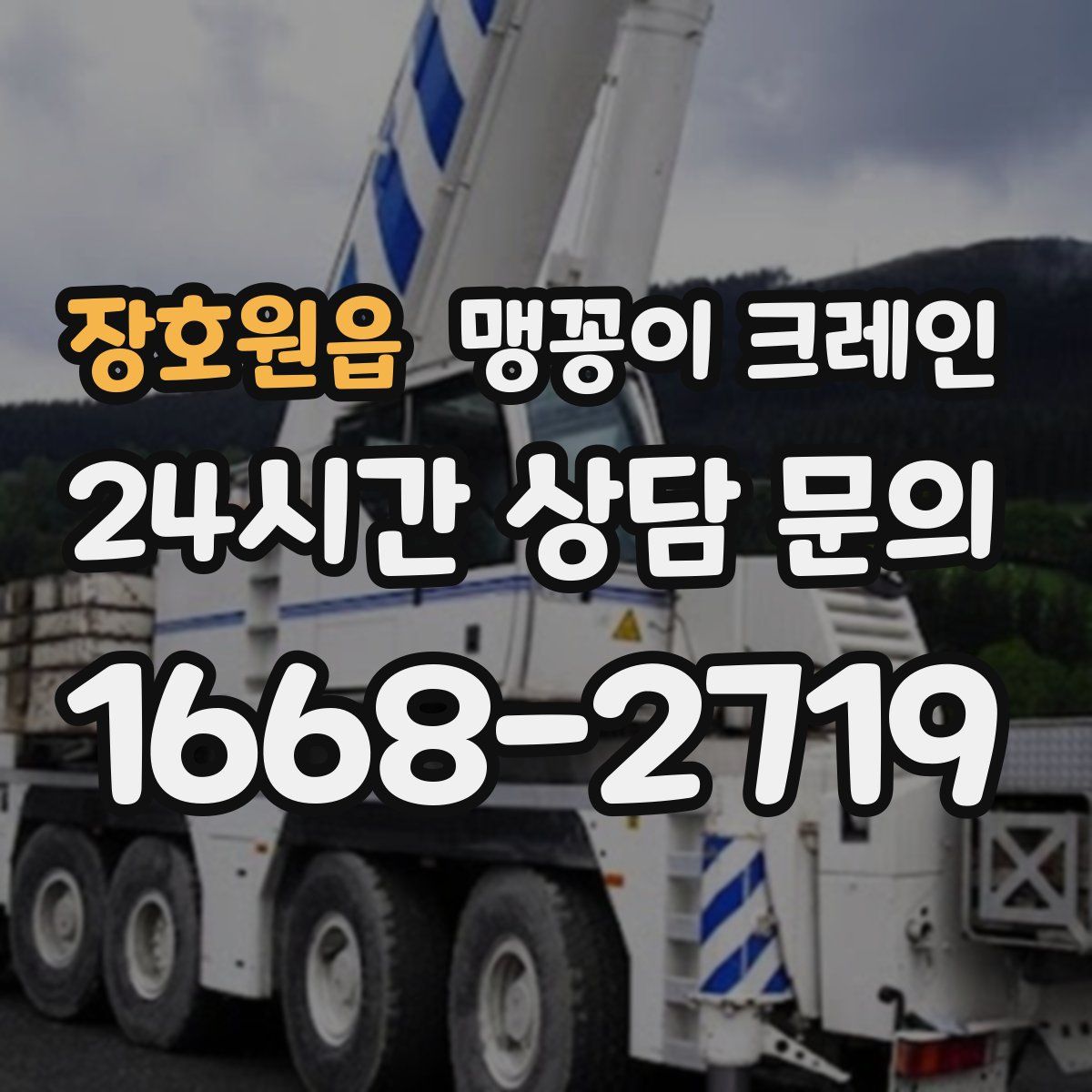 장호원읍 맹꽁이 크레인