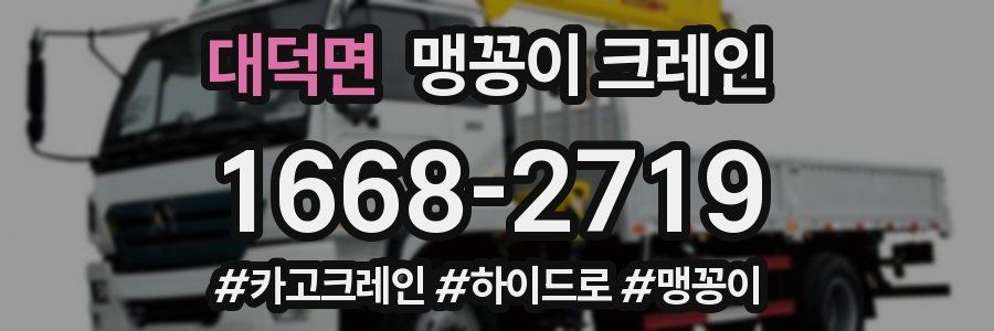 대덕면 맹꽁이 크레인