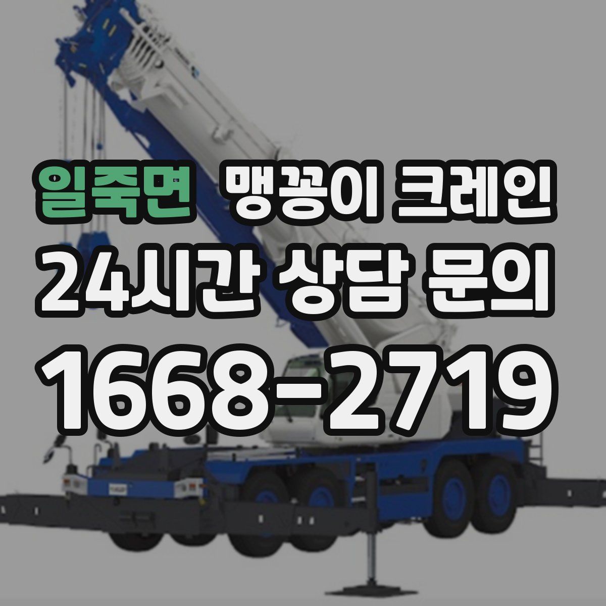 일죽면 맹꽁이 크레인