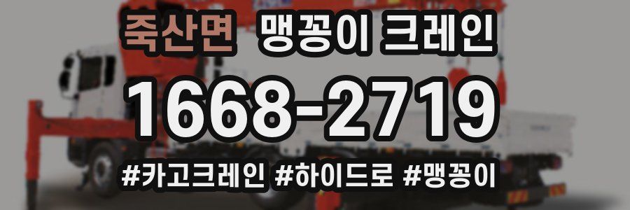 죽산면 맹꽁이 크레인