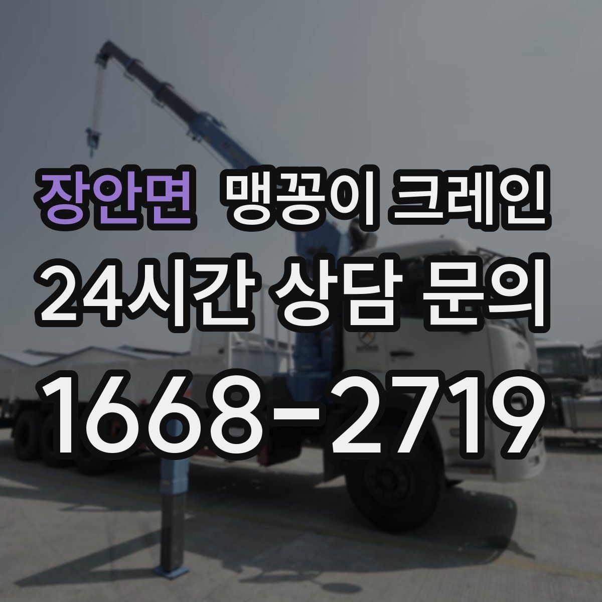 장안면 맹꽁이 크레인