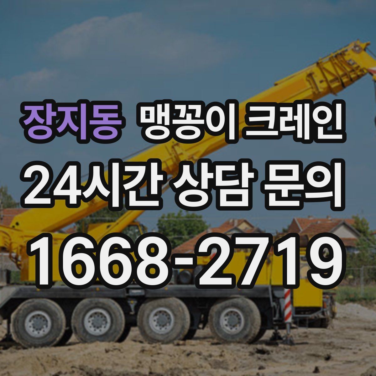 장지동 맹꽁이 크레인 1시간 작업과 반나절 작업의 차이