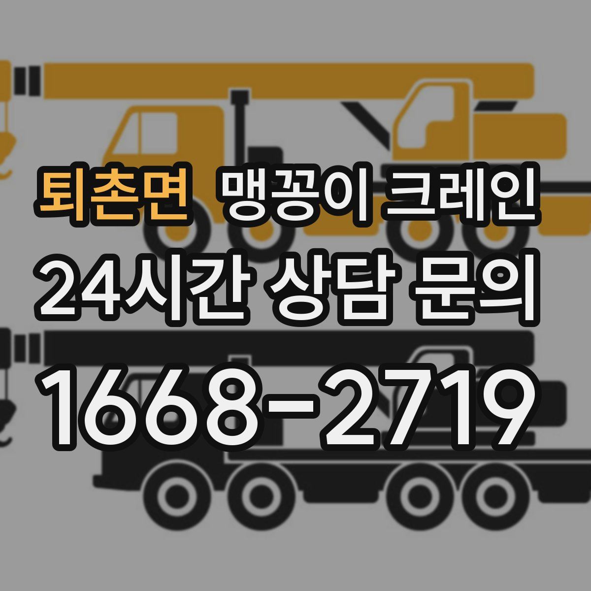 퇴촌면 맹꽁이 크레인