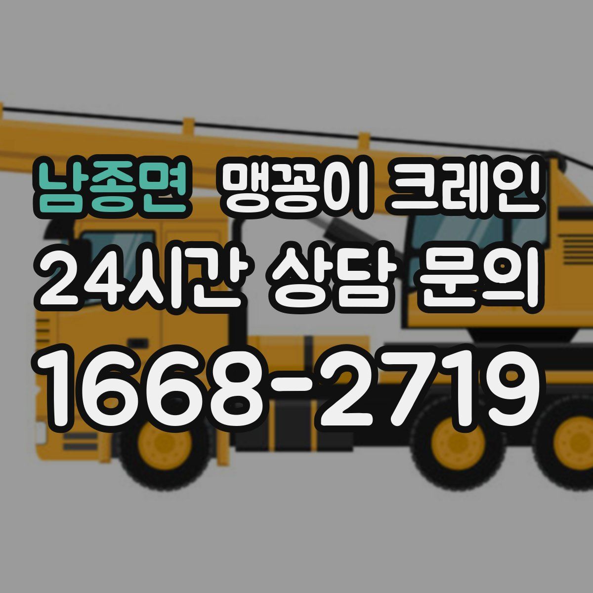 남종면 맹꽁이 크레인