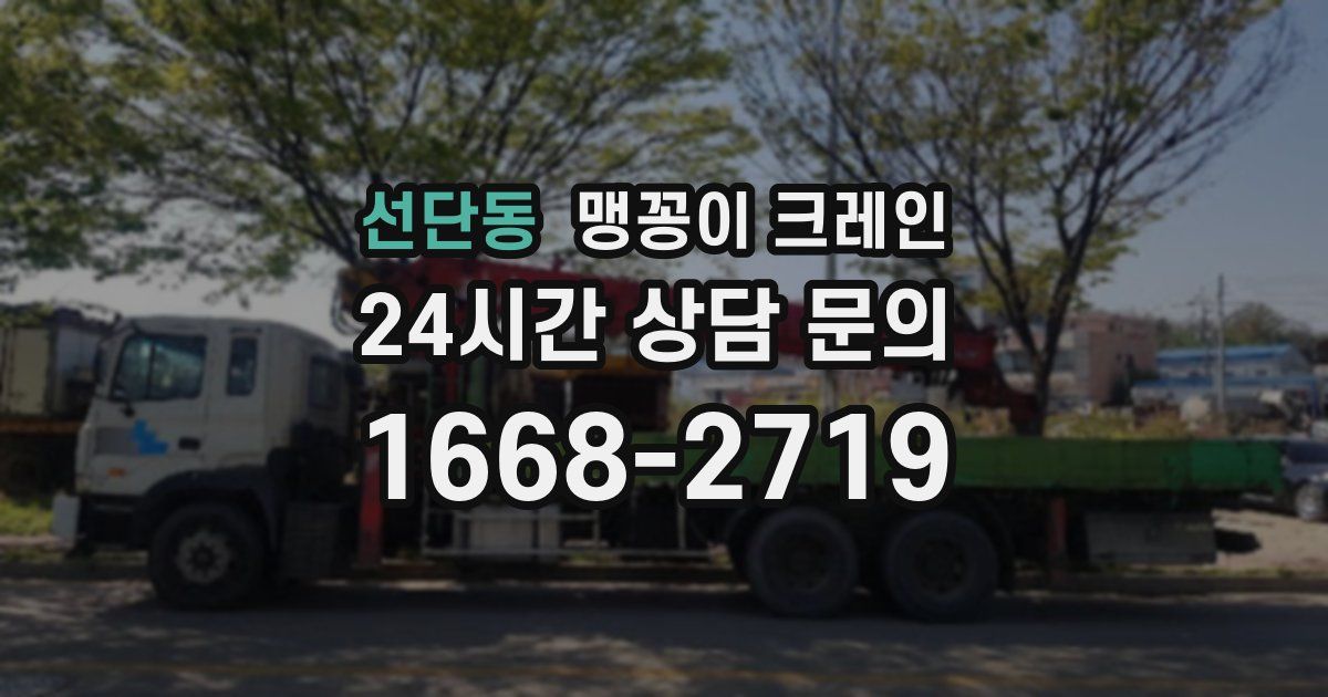 선단동 맹꽁이 크레인