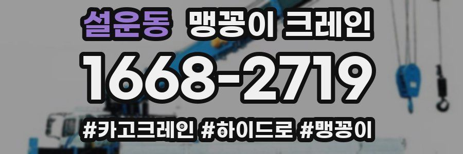 설운동 맹꽁이 크레인