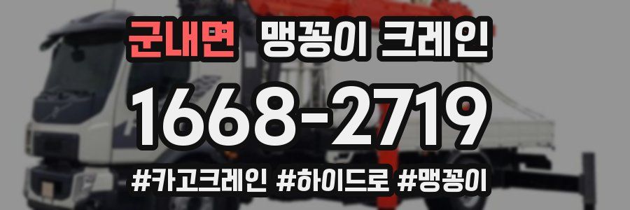 군내면 맹꽁이 크레인