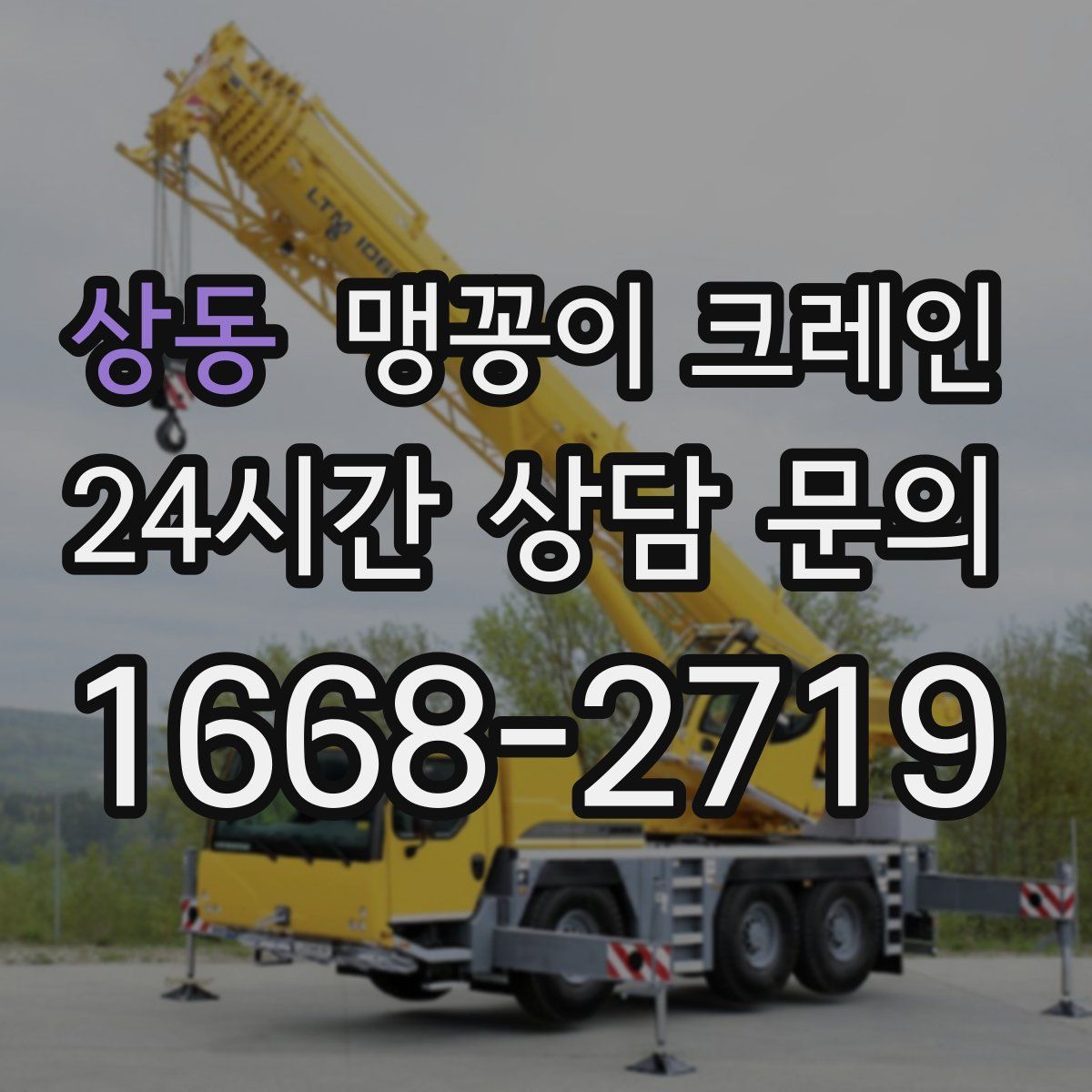 상동 맹꽁이 크레인