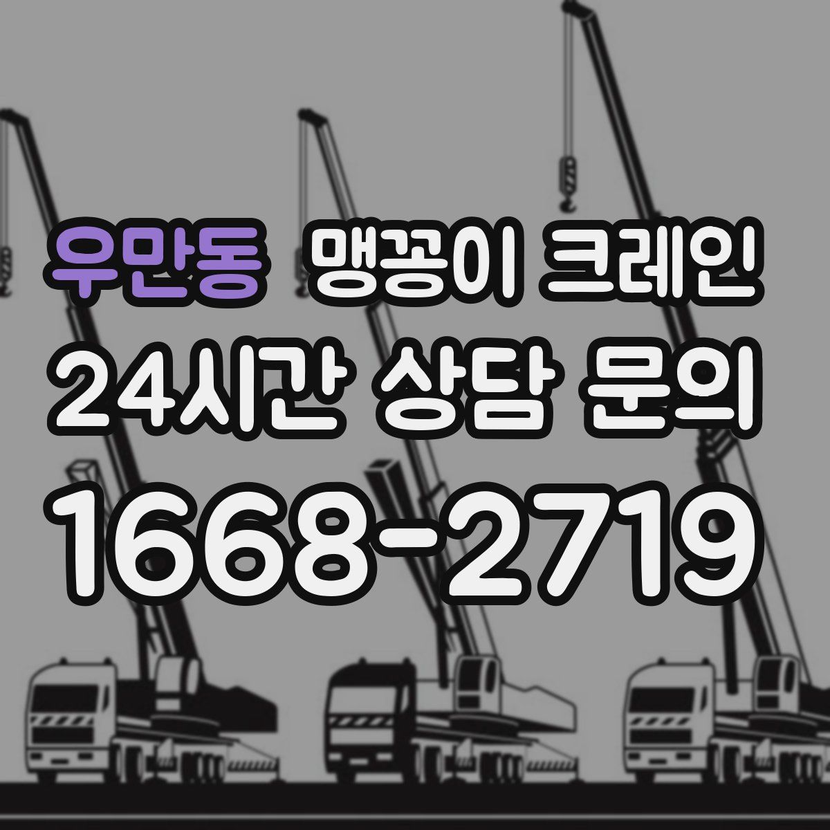 우만동 맹꽁이 크레인