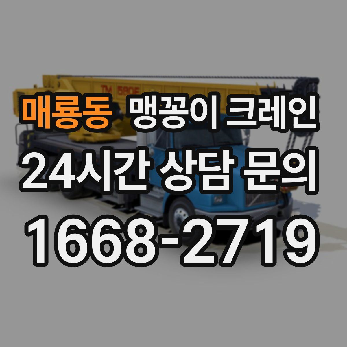 매룡동 맹꽁이 크레인