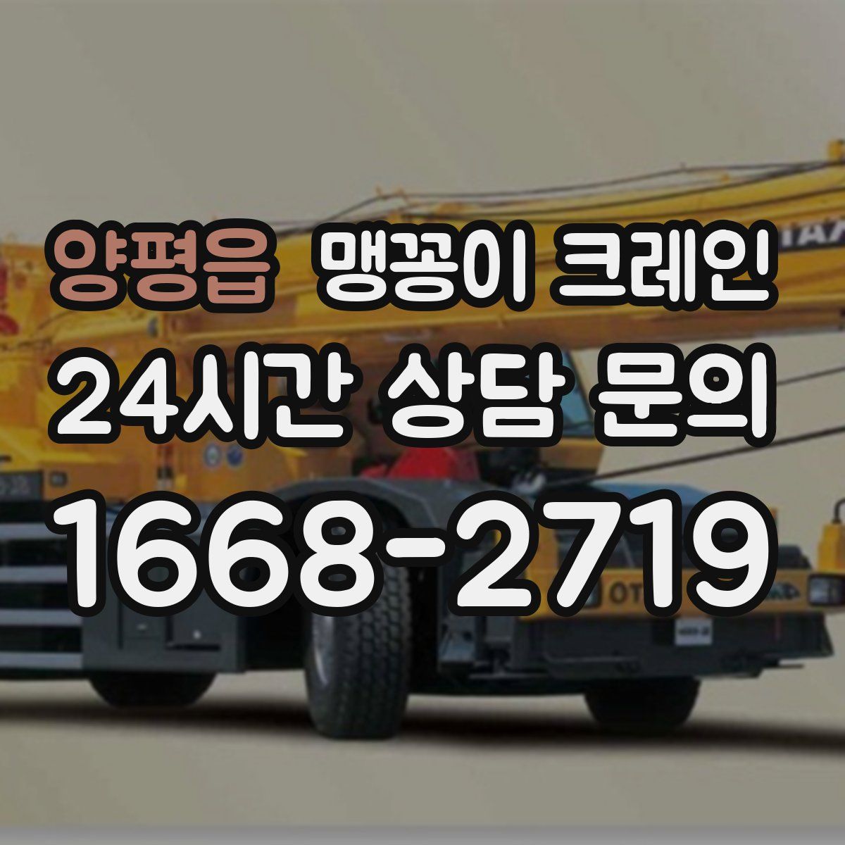 양평읍 맹꽁이 크레인