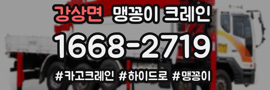강상면 맹꽁이 크레인