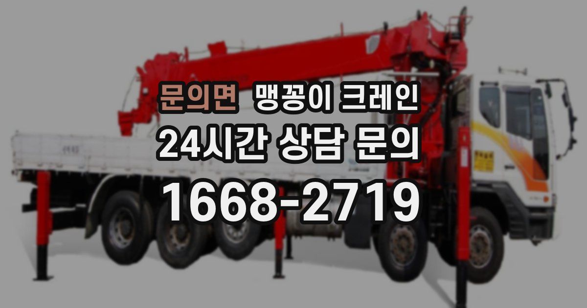 문의면 맹꽁이 크레인
