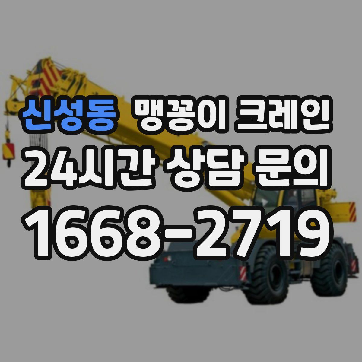 신성동 맹꽁이 크레인